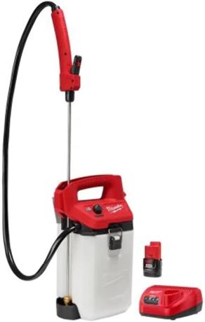 Pulvérisateur portatif Milwaukee M12 2 gal — trousse