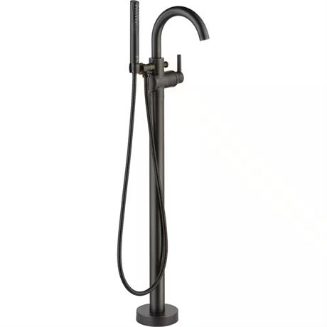 Garniture robinet bain romain Trinsic 1 poignée plancher + douchette