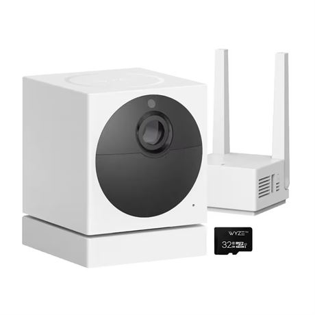 Caméra extérieure sans fil avec microSD et base