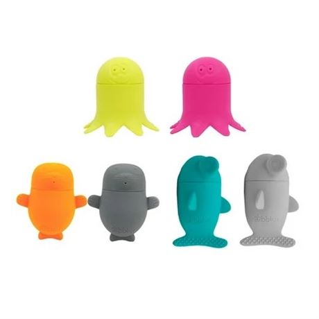 Jouets de bain silicone interchangeables bblüv Büddies