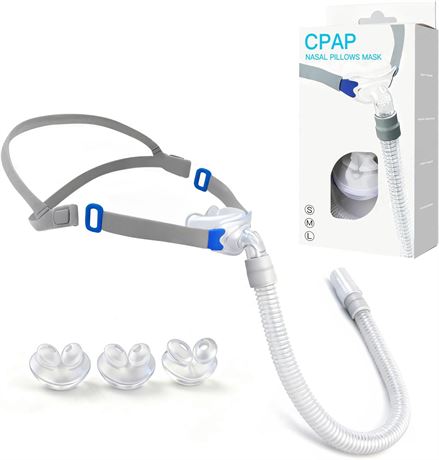 Masque nasal CPAP avec harnais et tube