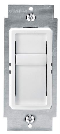 Gradateur universel Leviton 06672-742-HLW pour DEL, FC et incandescent