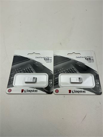Kingston — Clés USB DataTraveler micro USB 128 Go – lot de 2