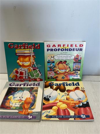 Lot de 4 livres Garfield FRANÇAIS