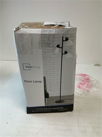 Lampadaire Mainstays avec 3 lumières ajustables
