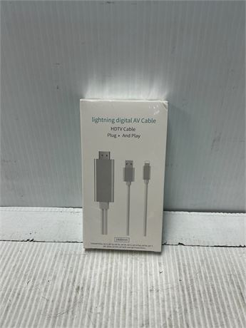 Câble MHL iPhone 5/5s/6/6s blanc