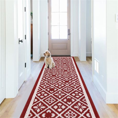 Tapis couloir de Noël Ileading 2 x 6 pi – intérieur