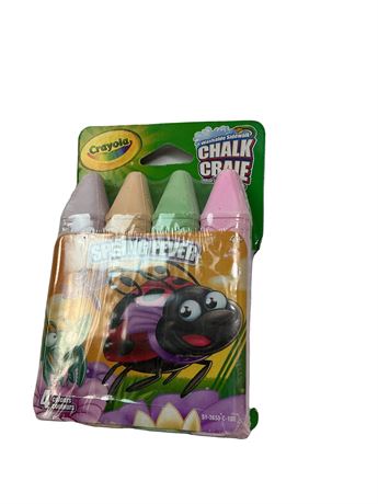Craies trottoir lavables Crayola 4 couleurs Spring Fever