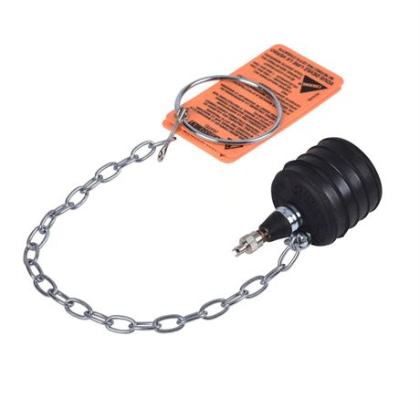 Bouchon d'essai en caoutchouc Cherne Test-Ball 2 po