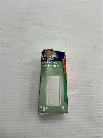 Interrupteur Leviton Decora 15A blanc