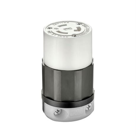 Connecteur verrouillable 20 A 250 V noir/blanc 2323-CS