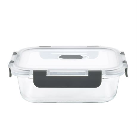 Contenant alimentaire verre rectangulaire Mainstays 1 L
