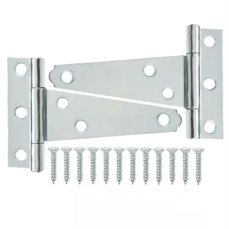 Charnière en T pour portail galvanisée 3 po – lot de 2