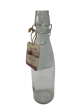 Bouteille de conservation en verre maison