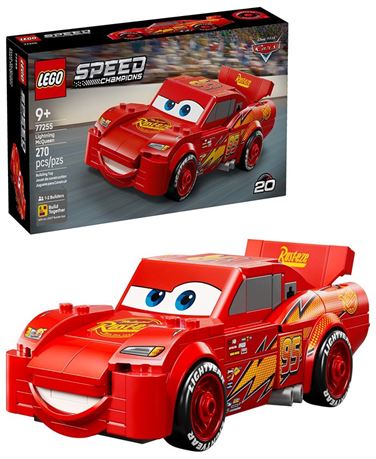 LEGO Speed Champions Lightning McQueen Disney Pixar 77255, 270 pcs