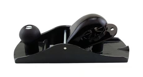 Rabot réglable GreatNeck 7 po – fonte, noir