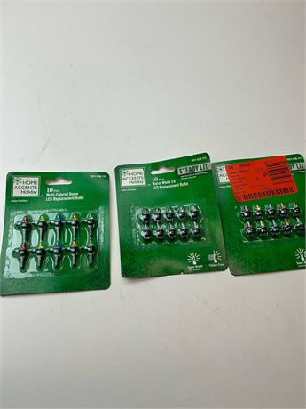 3 paquets d’ampoules LED de rechange