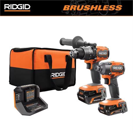 Combo RIDGID 18V sans fil perceuse + impact