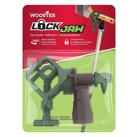 Support à outil Wooster Lock Jaw plastique vert 1-3/8 po