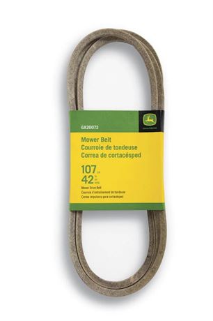 Courroie plateau John Deere GX20072 42 po pour tondeuse/tracteur