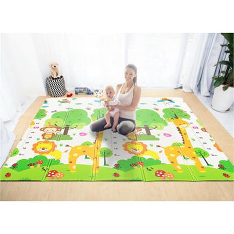 Tapis de jeu pliable pour bébé imperméable et non toxique