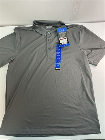 Polo gris Kirkland homme L