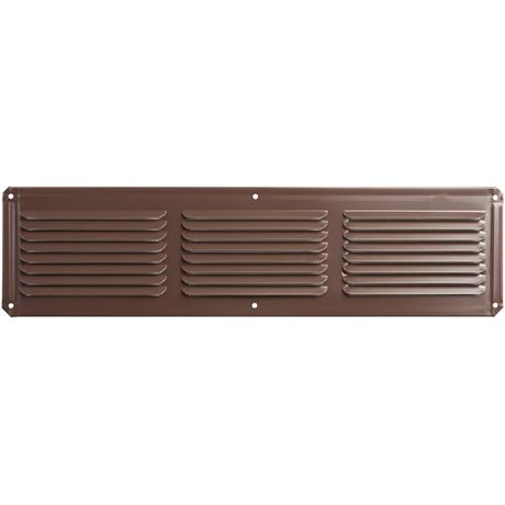 Soffite aluminium brun 4x16 po Master Flow