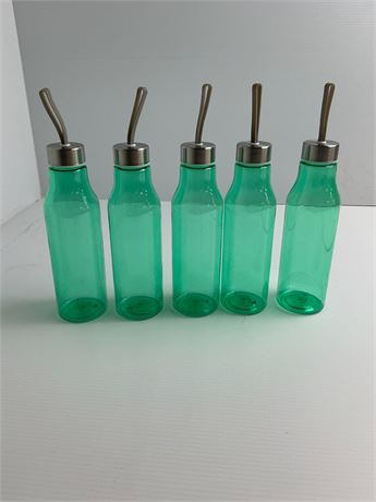 Lot de 5 bouteilles vertes Mainstays