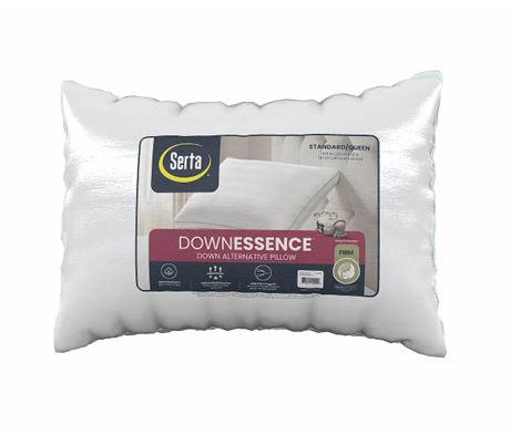 Oreiller Serta Down Essence soutien moyen, blanc