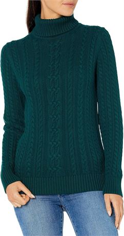 Chandail col roulé femme Amazon Essentials torsadé taille M