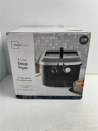 POUR PIÈCES - 2 Friteuses Mainstays 4L