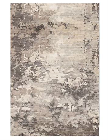 Tapis chemin Gertmenian Crystal Print Kaori moderne abstrait (9 x 13 pi)