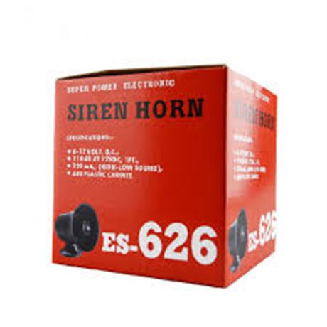 Sirène alarme sécurité 12V 110 dB