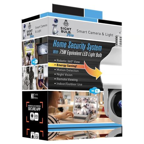 Caméra sécurité ampoule iSight intérieur/extérieur
