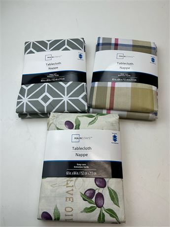 Nappe PEVA à carreaux Mainstays 60 x 84 po – modèles variés