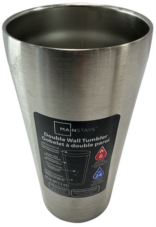 Gobelet en acier inoxydable Mainstays 473 ml