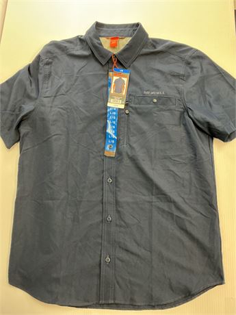 Chemise homme bleu marin L