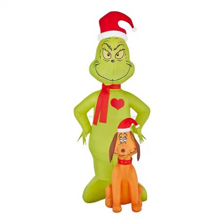 Gonflable Grinch avec Max 6 pi LED