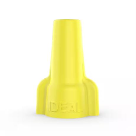 Connecteurs de fils à ailettes jaunes – pot de 500