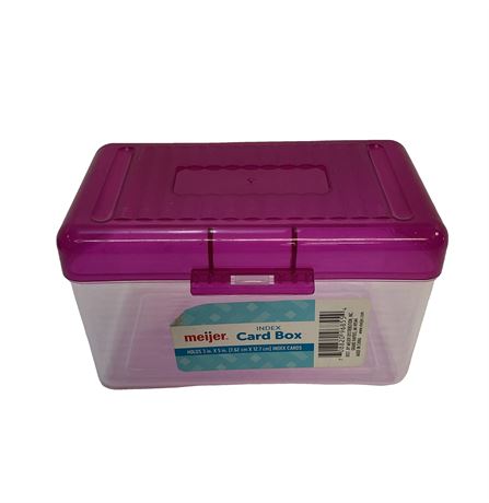 Boîte à fiches Meijer 3 x 5 po