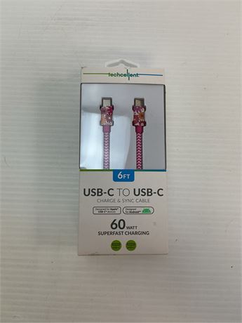 Câble USB-C vers USB-C rose