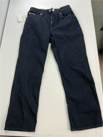 Jeans femme Calvin Klein bleu foncé 29