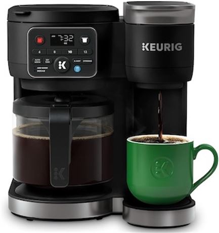 Cafetière Keurig K-Duo chaud/glacé dosette + carafe, techno MultiStream