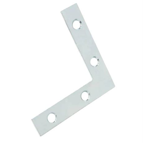 Pq 4 - équerres plates 2-1/2 po zinguées