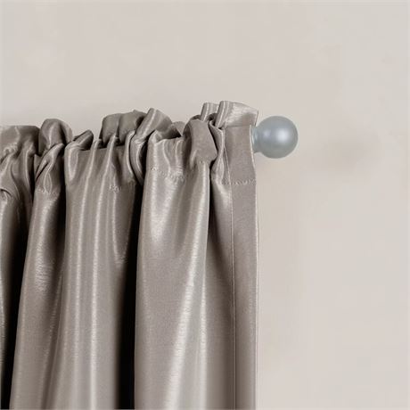 Tringle à rideau café Maytex Smart Rods installation facile, gris