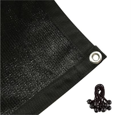 Bâche mailles noire / filet sécurité débris 2,4 x 3 m