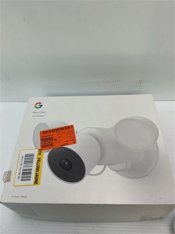 Caméra Nest avec projecteur filaire Google