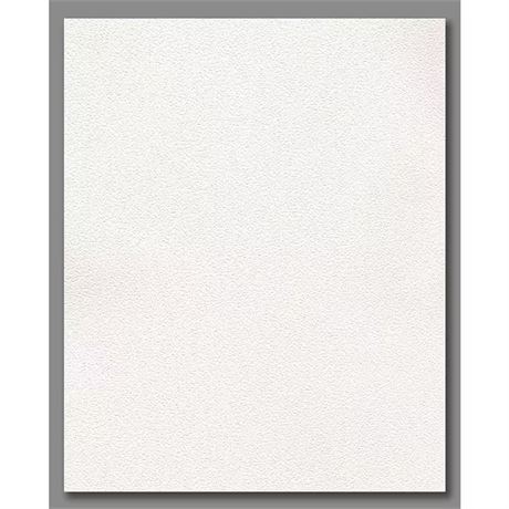 Papier peint vinyle blanc résistant à l’humidité – couvre 56 pi²