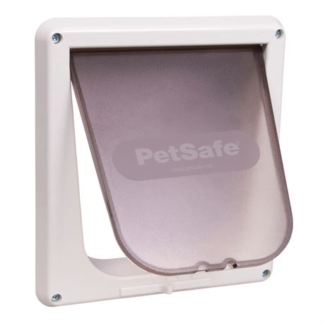 Porte d'animaux plastique PetSafe 8 x 7-1/2 po verrouillage 4 voies