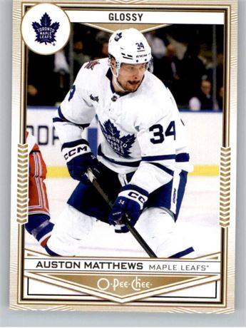 UD 24-25 OPC Glossy Or #OG-11 Auston Matthews Toronto